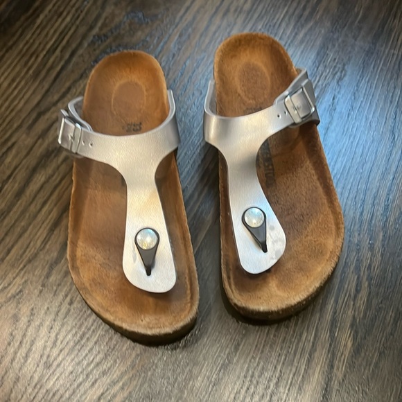 Birkenstock Other - Birkenstock - Arizona Kids - Metallic silver